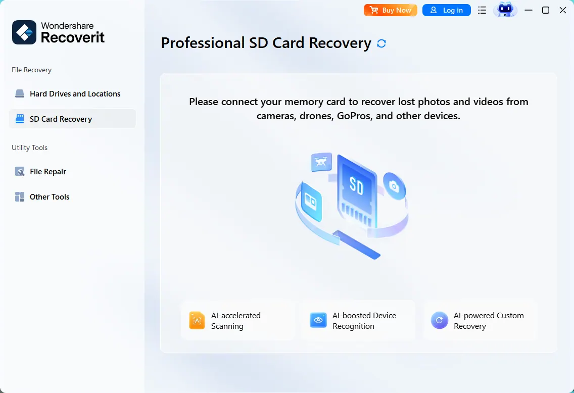 Wondershare Recoverit screenshot