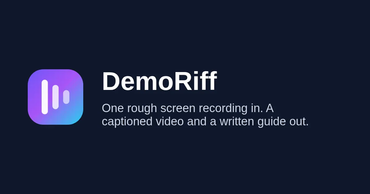 DemoRiff screenshot