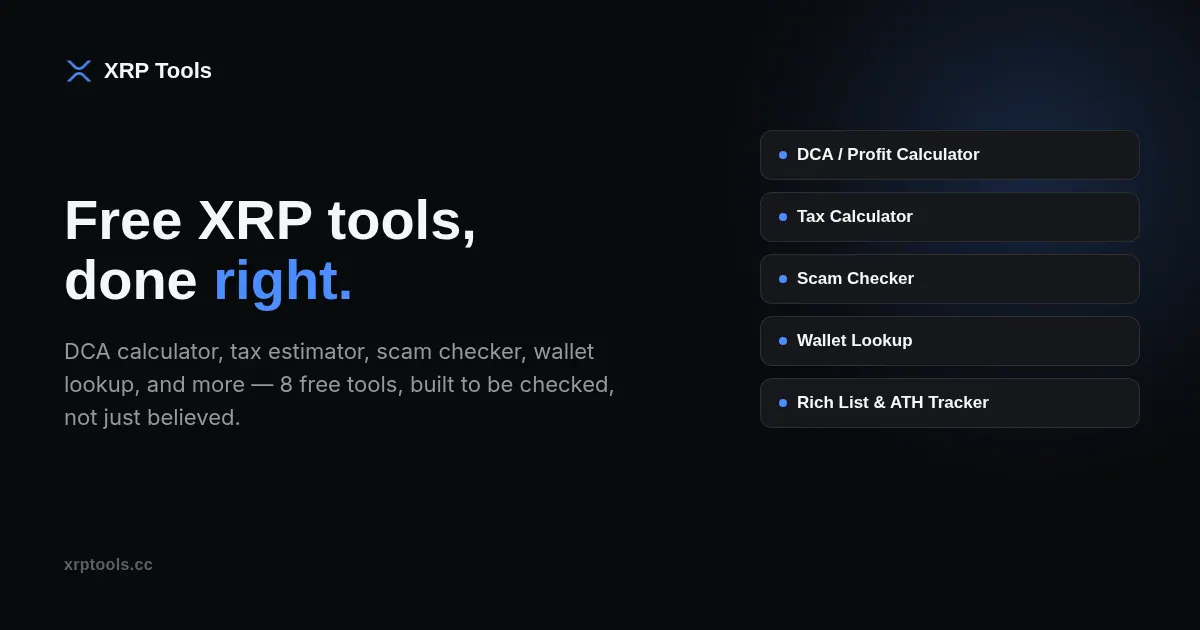 XRP Tools screenshot
