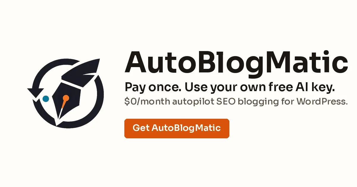 AutoBlogMatic screenshot