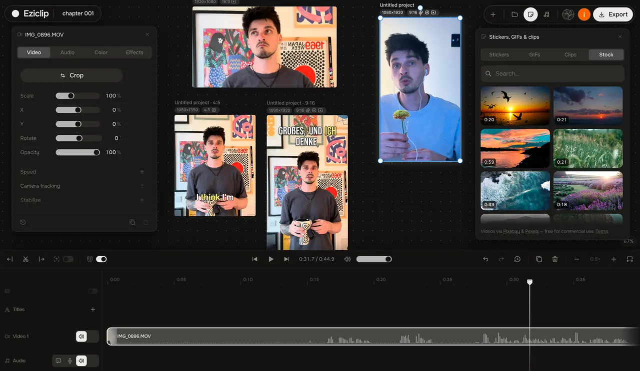 Eziclip screenshot