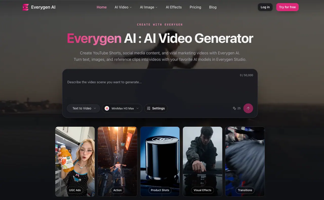 Everygen AI screenshot
