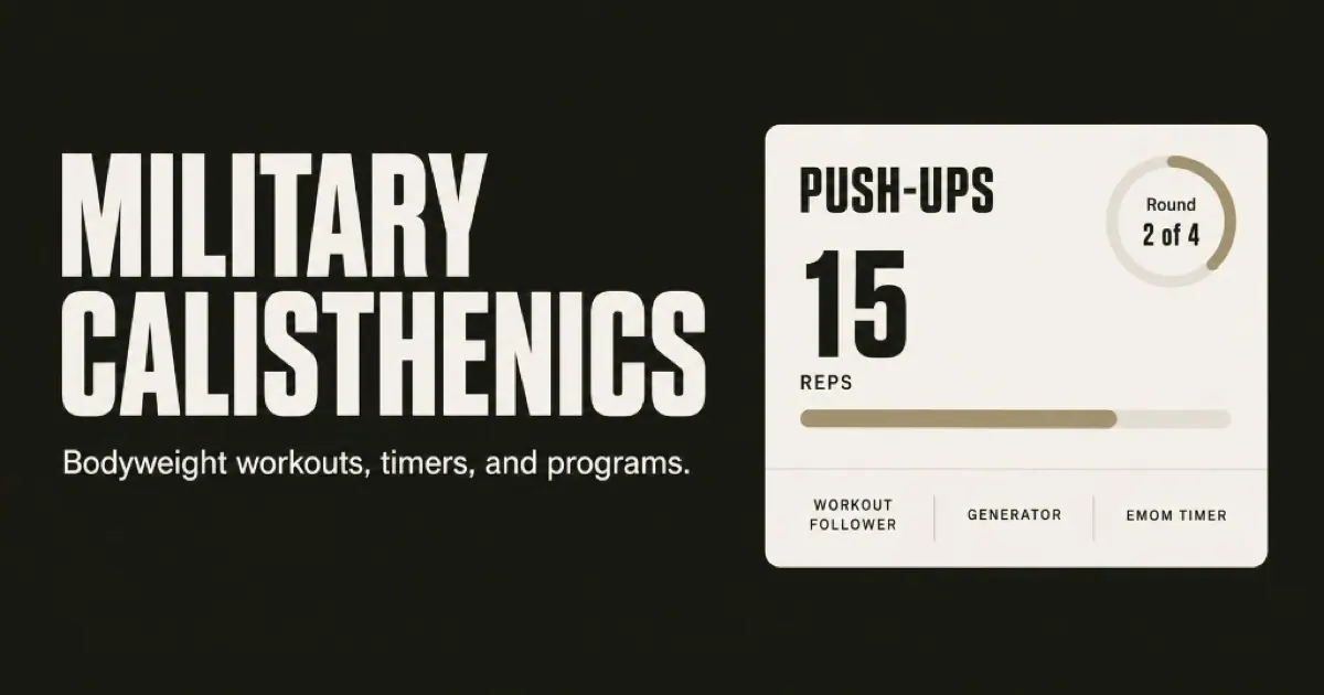 Military Calisthenics screenshot