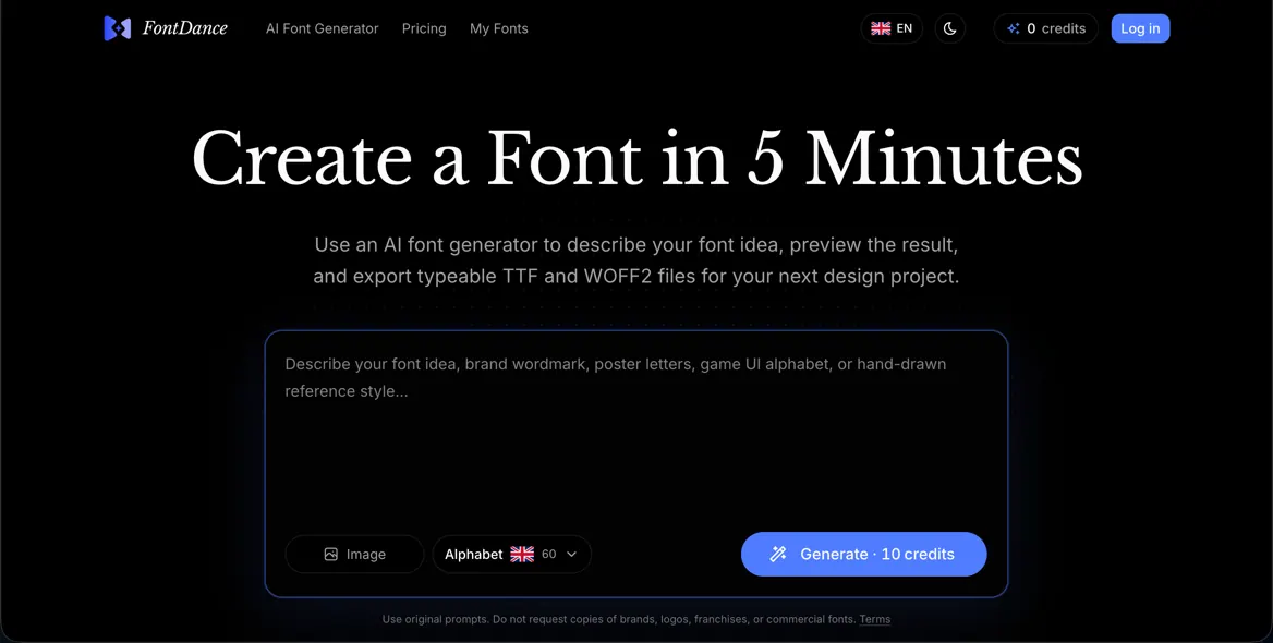 FontDance screenshot