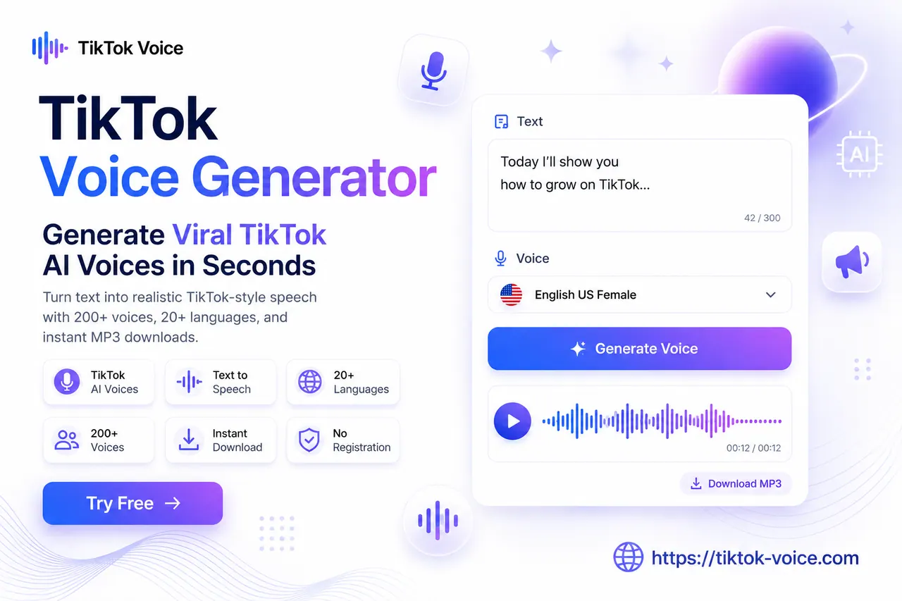 TikTok Voice Generator screenshot