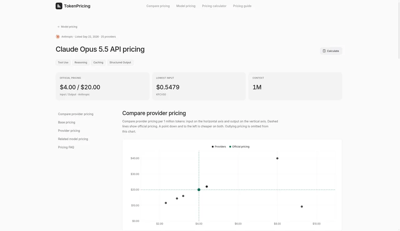 TokenPricing screenshot