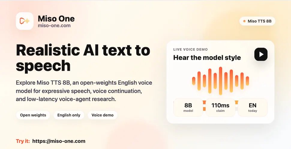 Miso One screenshot