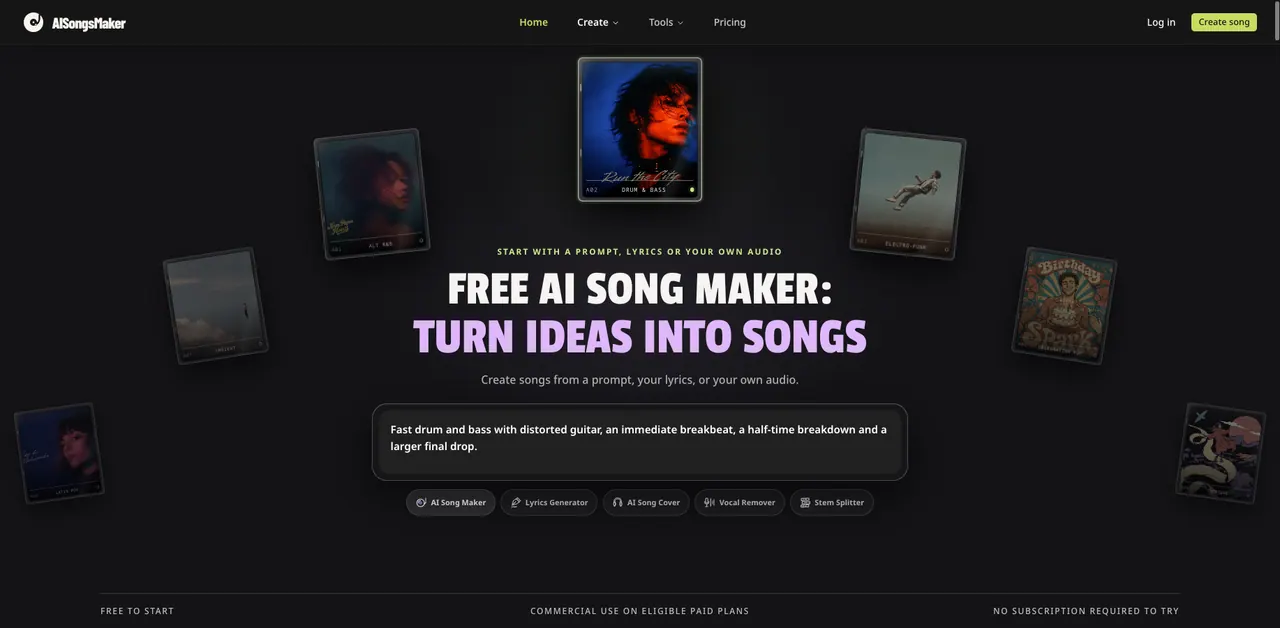 AI Songs Maker screenshot