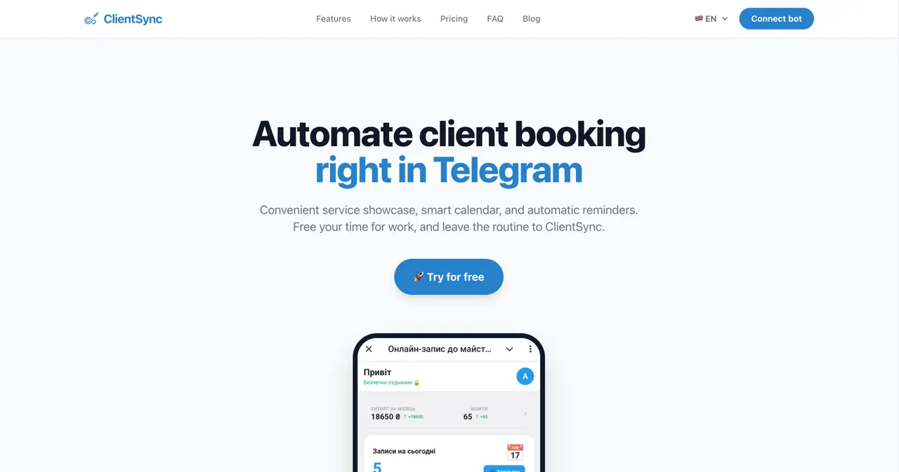ClientSync screenshot