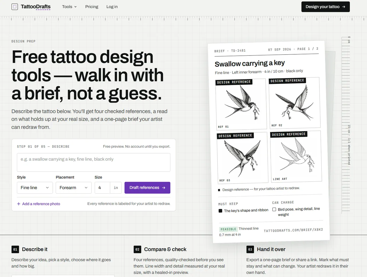 TattooDrafts screenshot