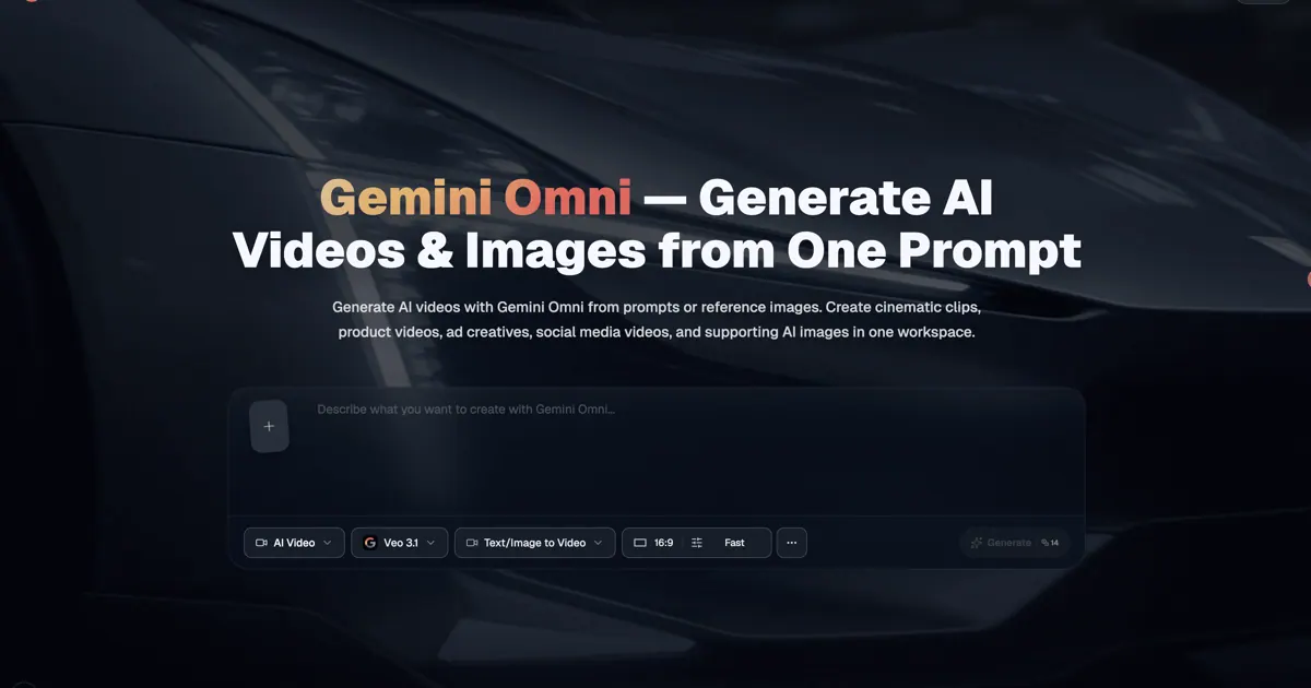 Gemini Omni screenshot