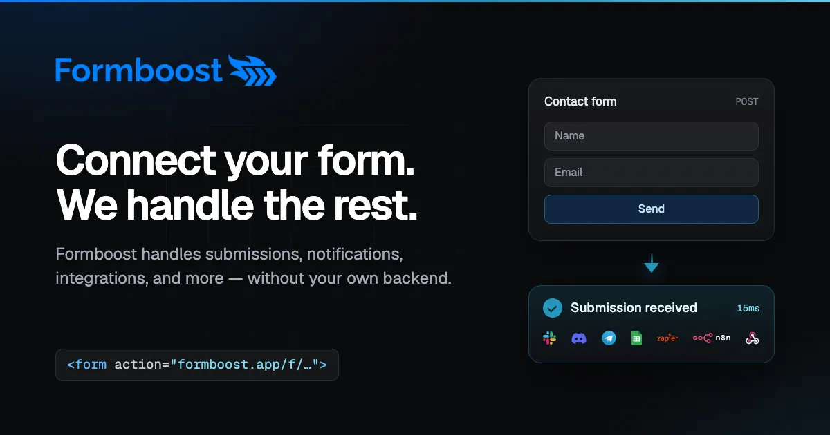 Formboost screenshot