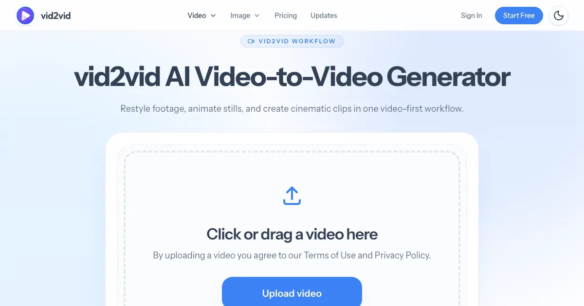 Vid2Vid screenshot