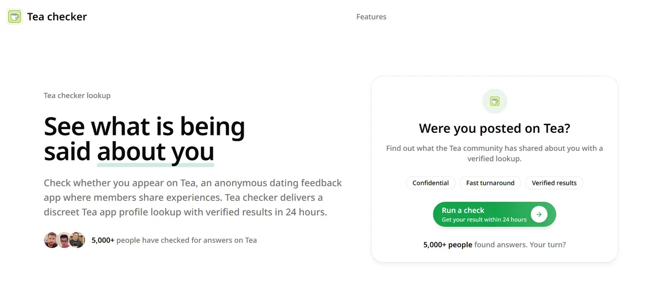 Tea About Me screenshot