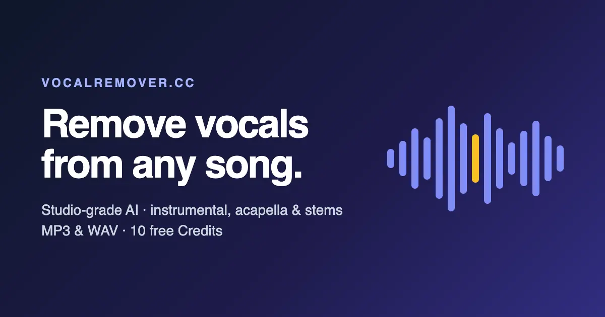 Vocal Remover screenshot