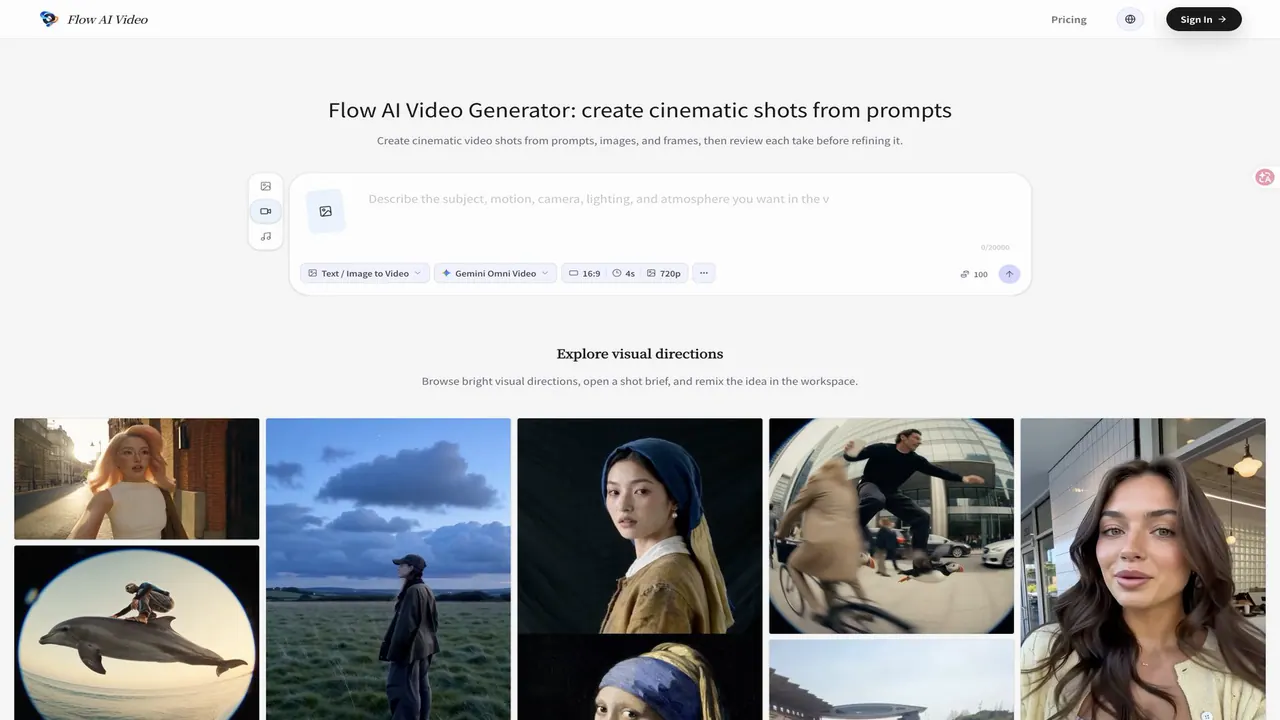 Flow AI Video screenshot