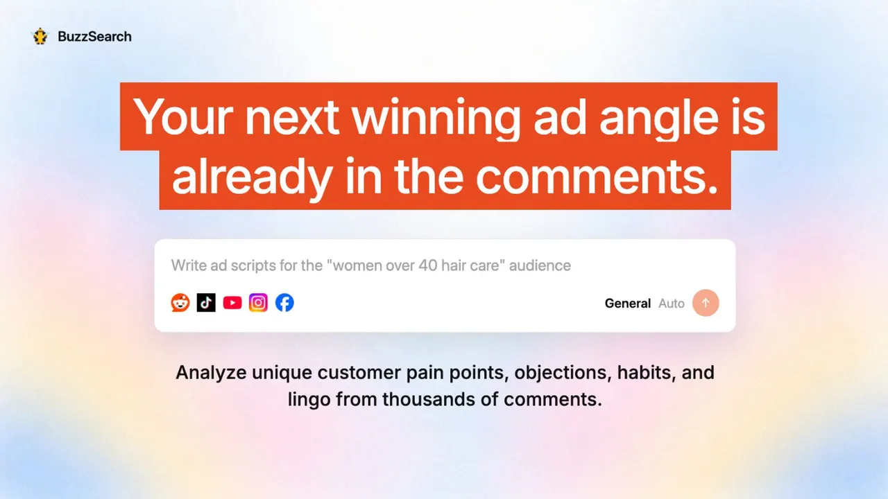 BuzzSearch screenshot