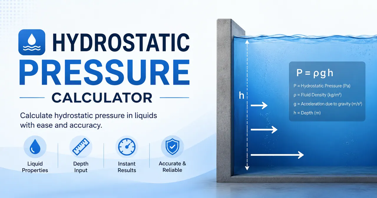Hydrostatic Pressure Calculator screenshot