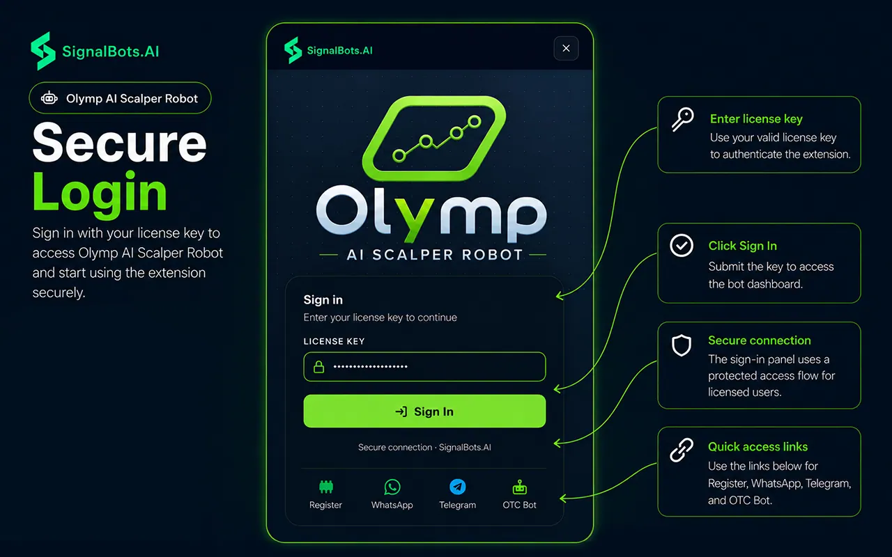 Olymp AI Scalper Robot screenshot