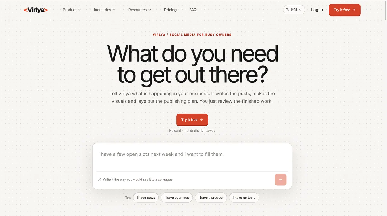Virlya screenshot