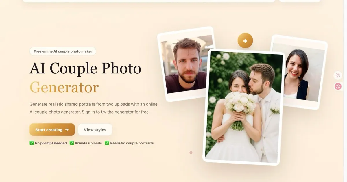 AI Couple Photo screenshot