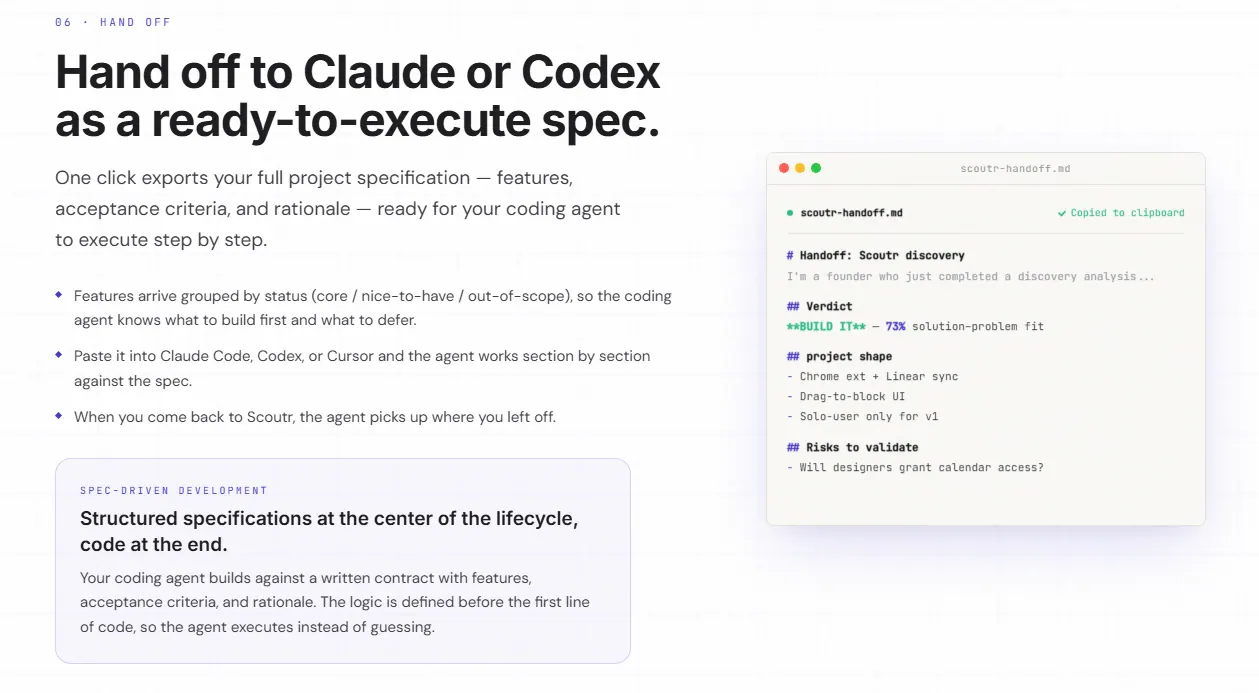 scoutr.dev screenshot