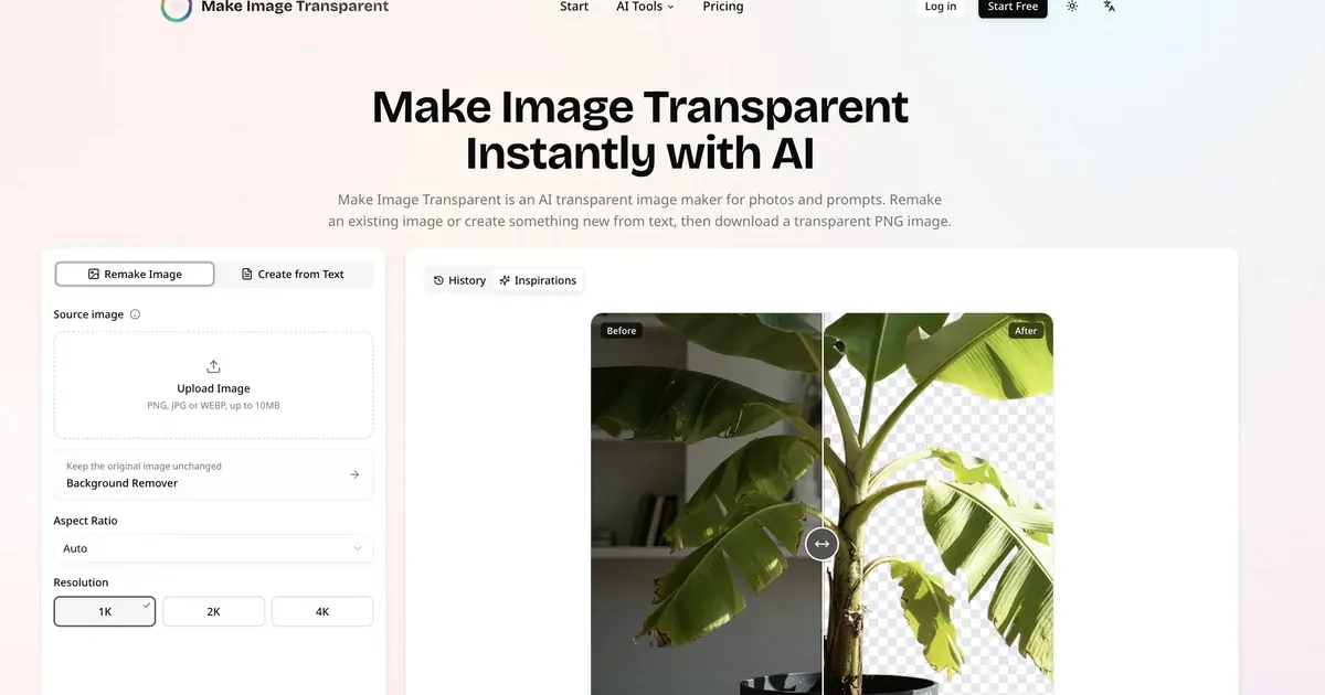 Make Image Transparent screenshot