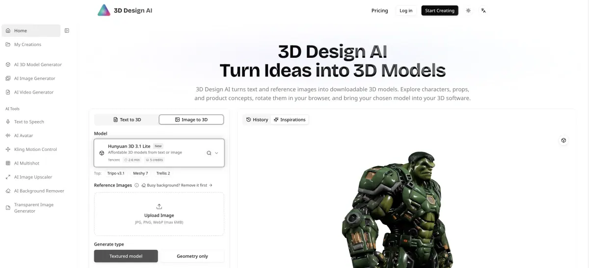 3d-design.ai screenshot