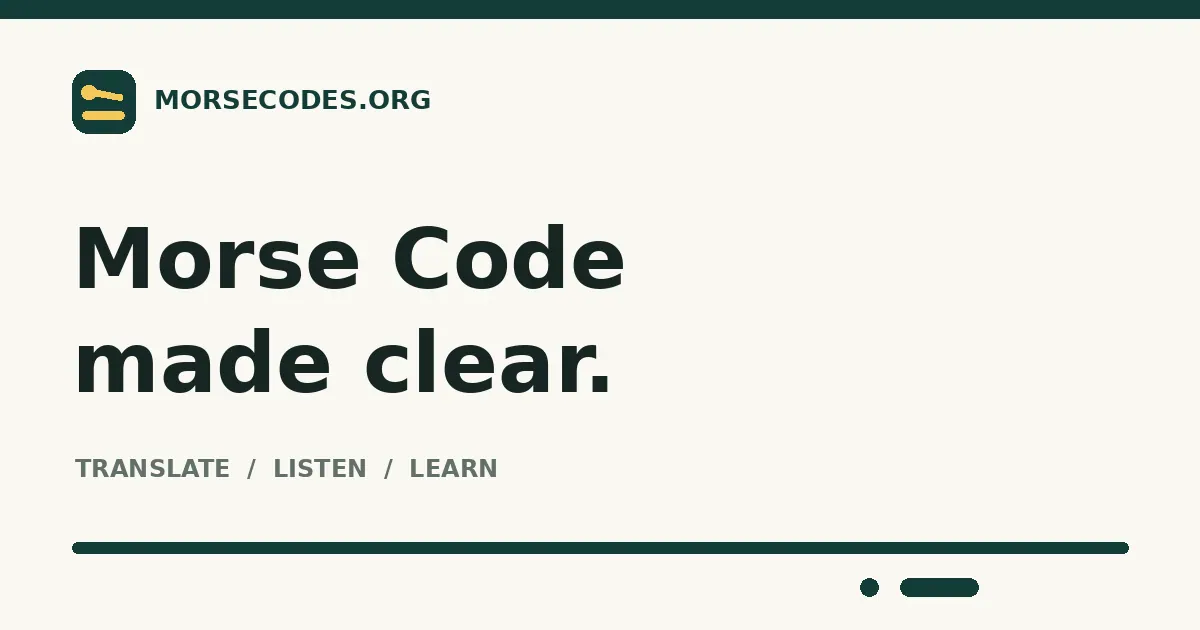 MorseCodes.org screenshot