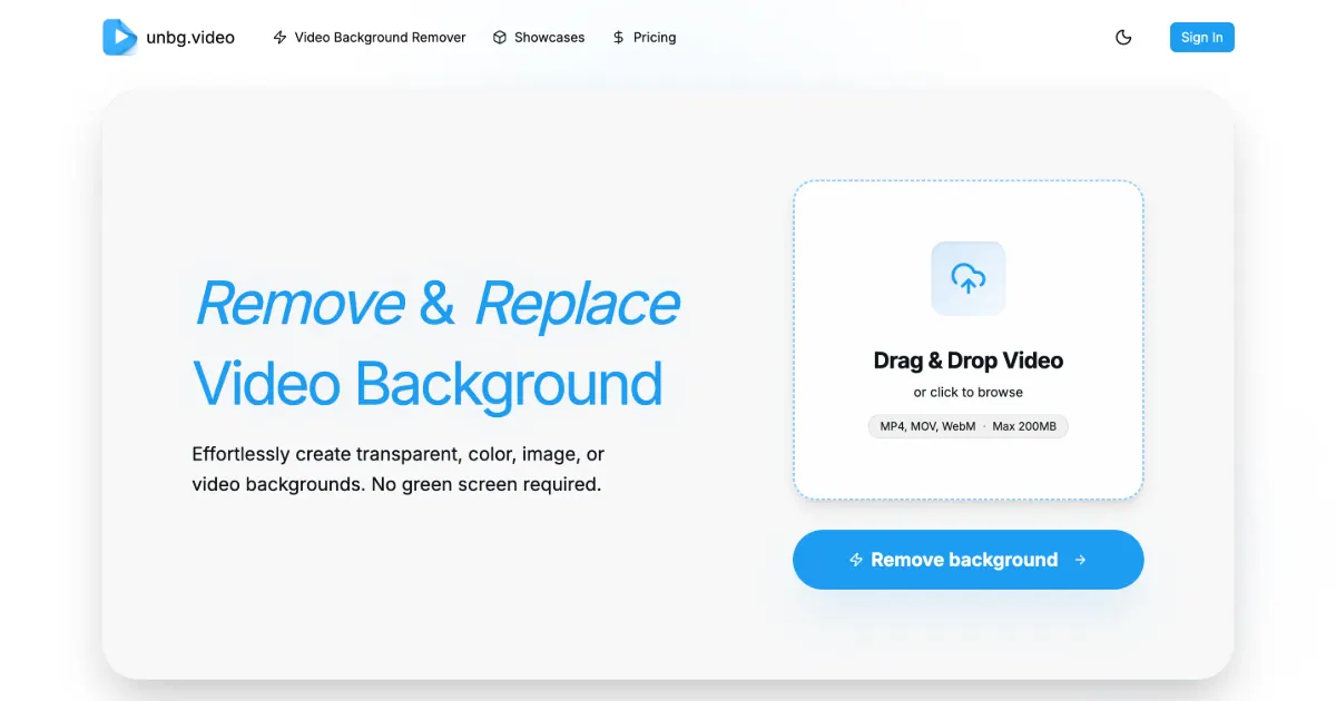 unbg.video screenshot