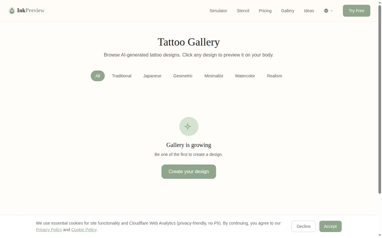 InkPreview screenshot