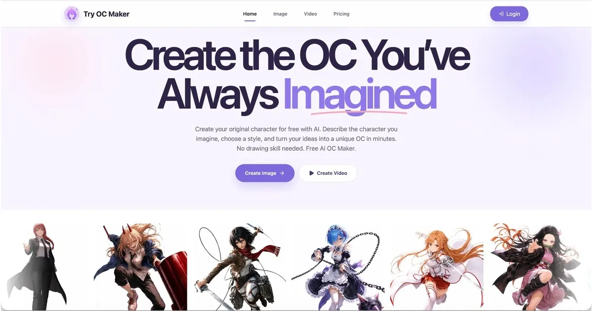 Try OC Maker screenshot