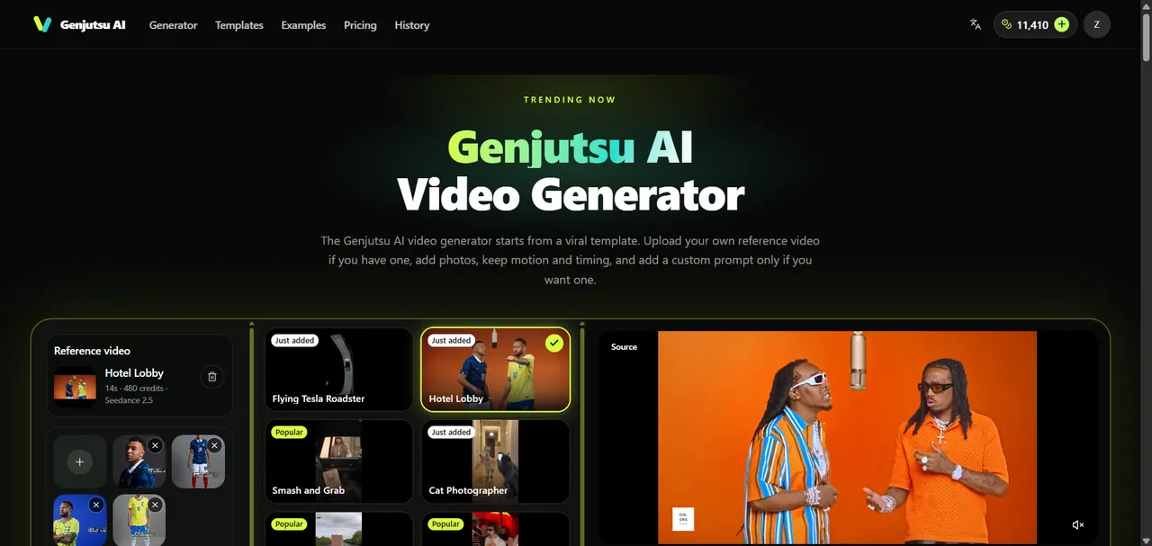 Genjutsu AI screenshot