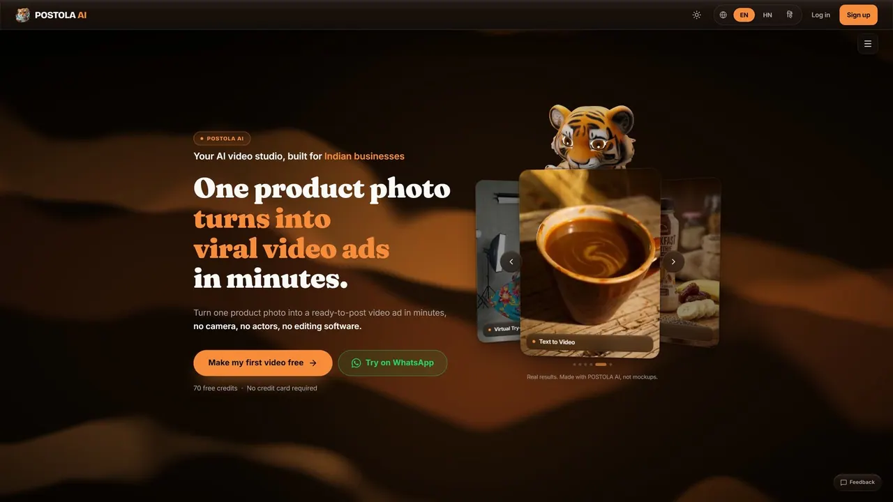 POSTOLA AI screenshot