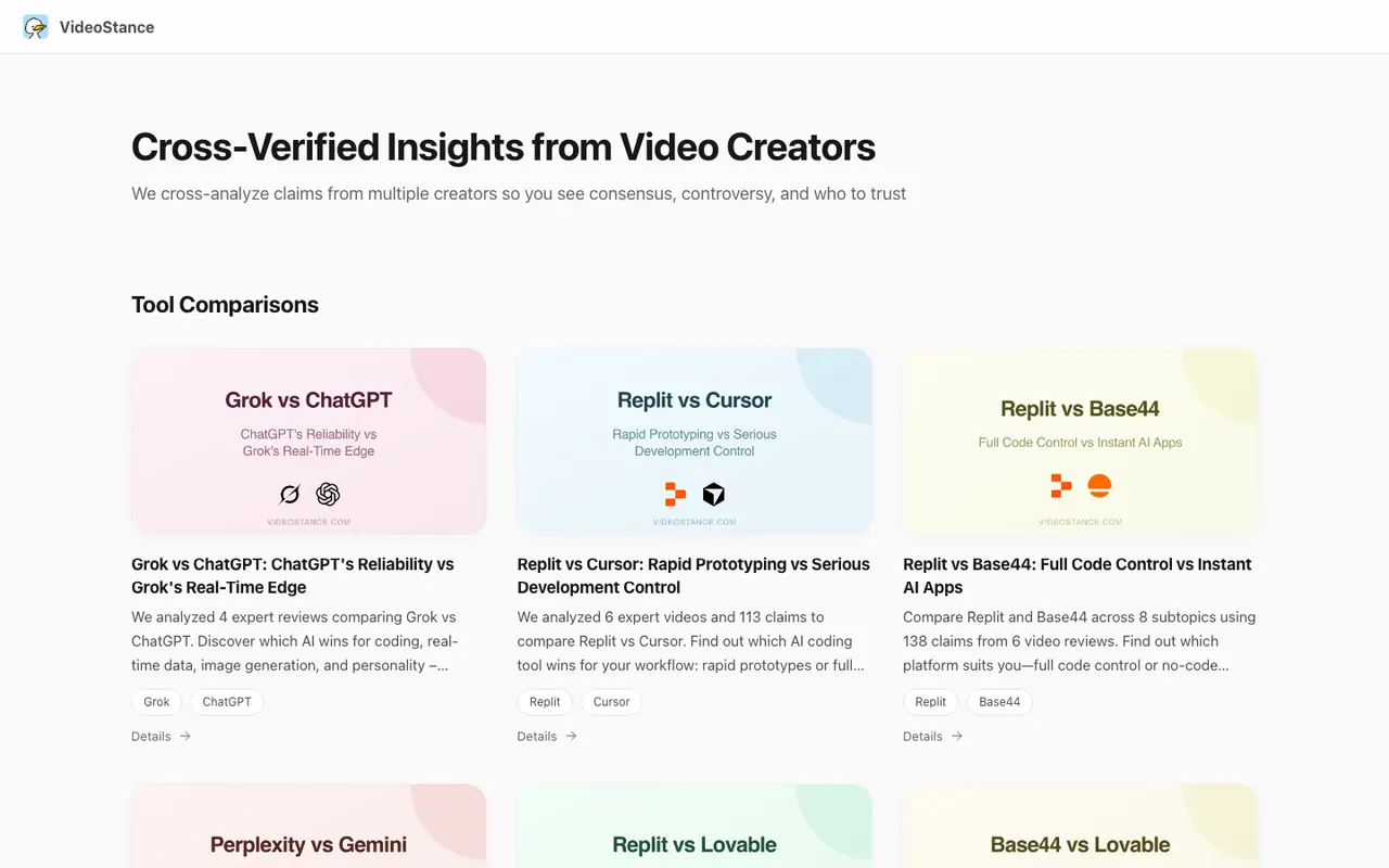 VideoStance screenshot
