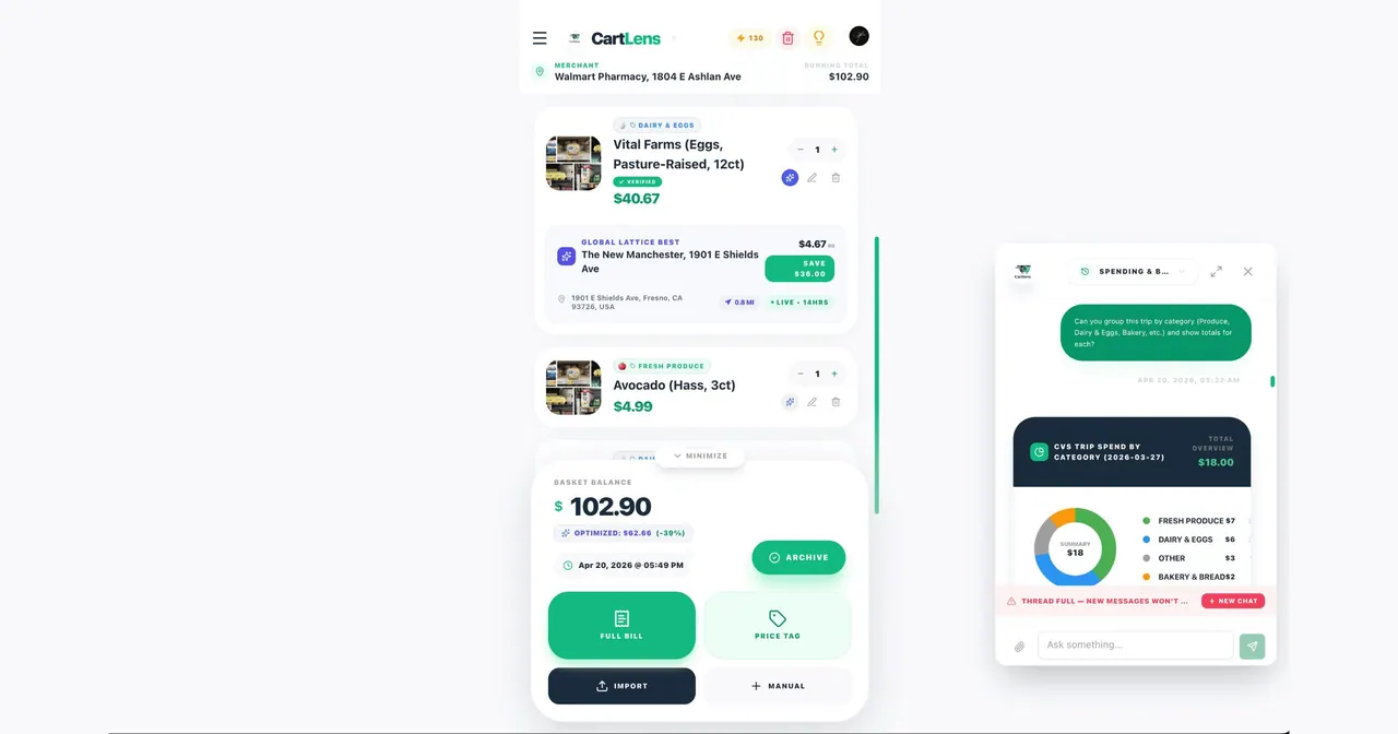 cartlens screenshot