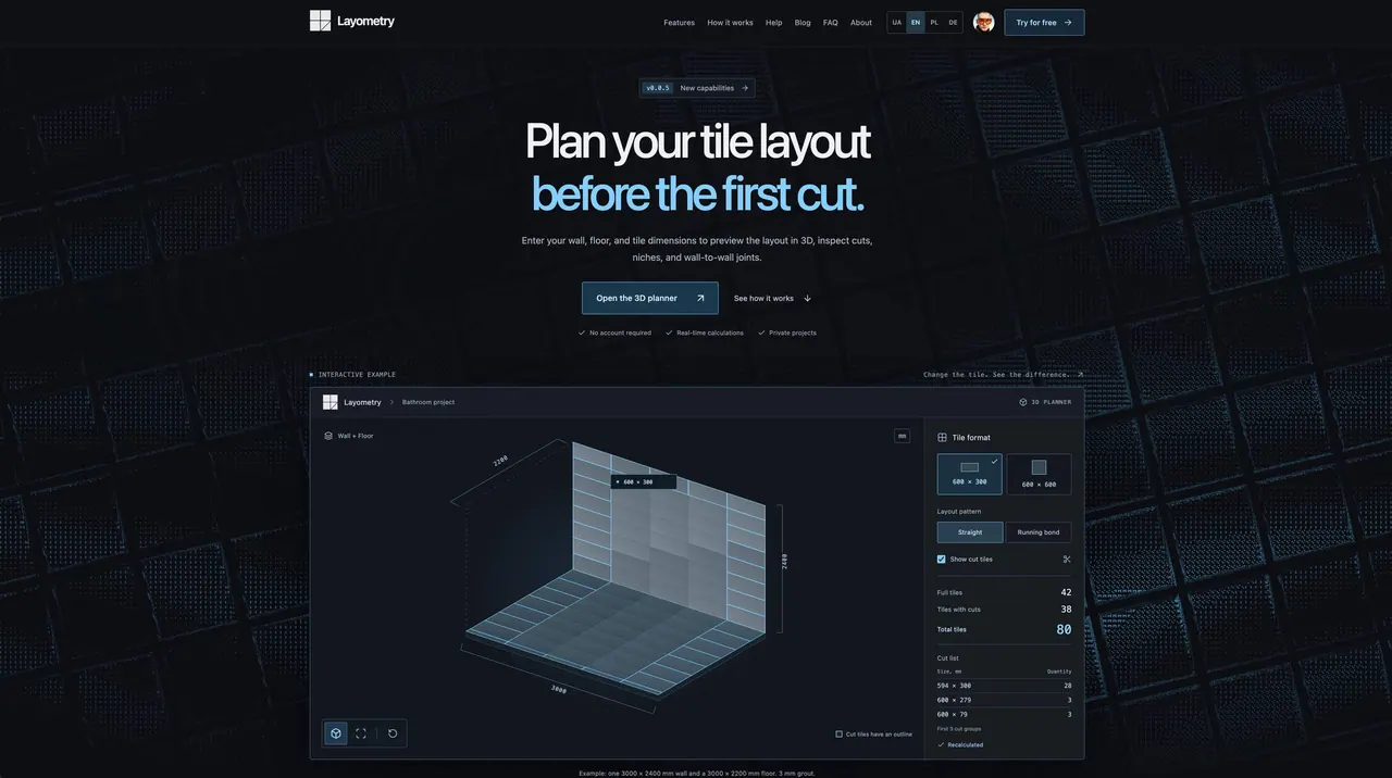 Layometry screenshot