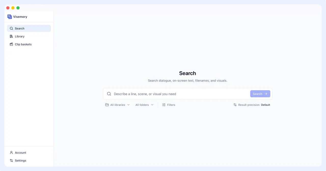 Visemory screenshot