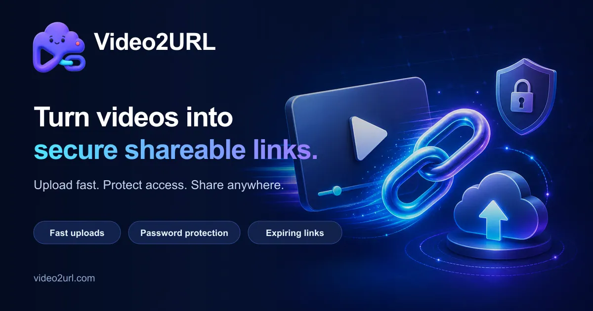 Video2URL screenshot