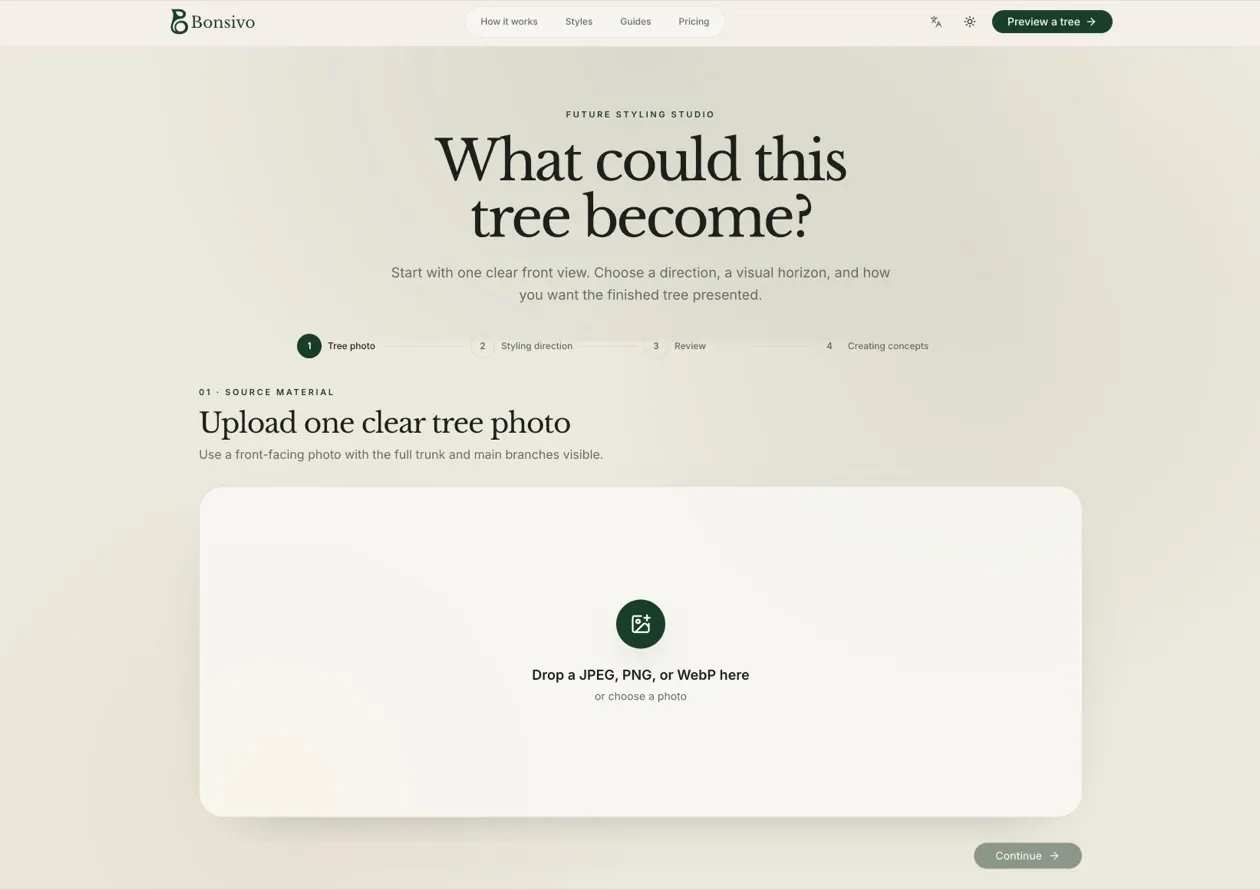 Bonsivo screenshot