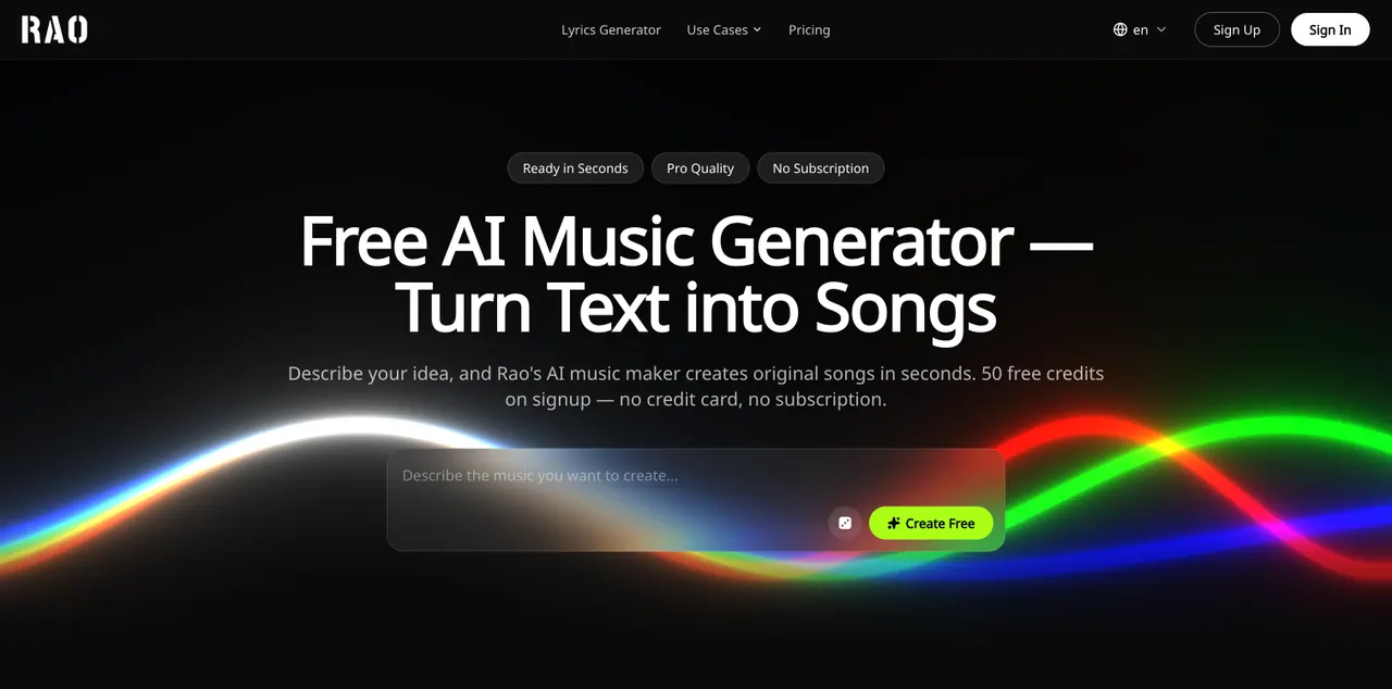 raomusic.com screenshot