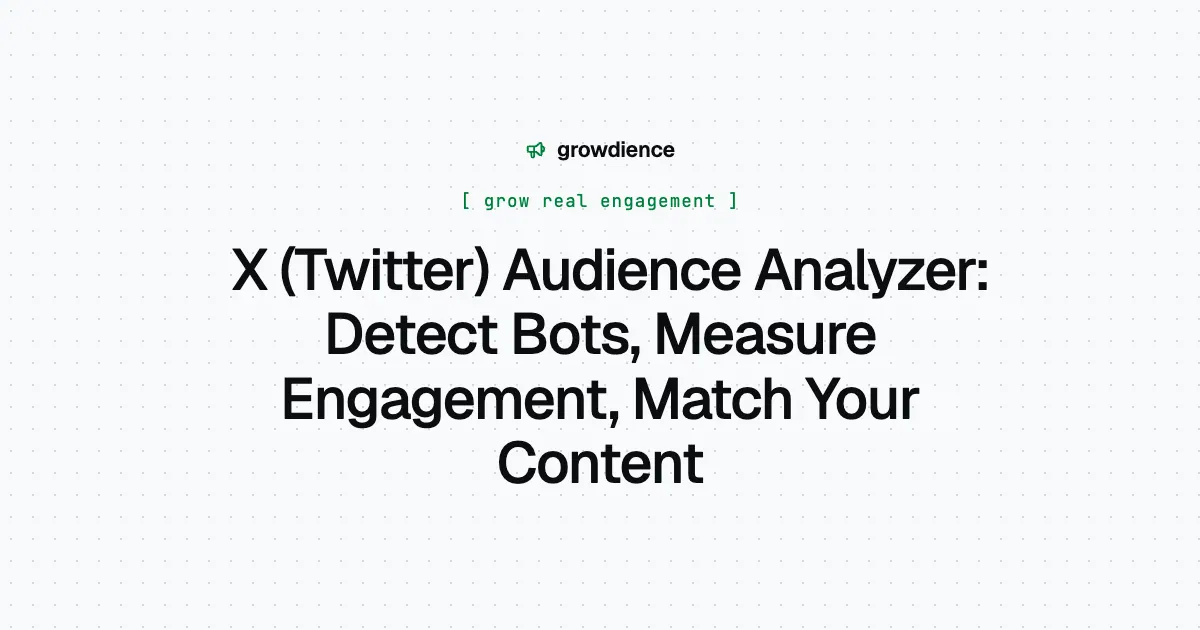 Growdience screenshot