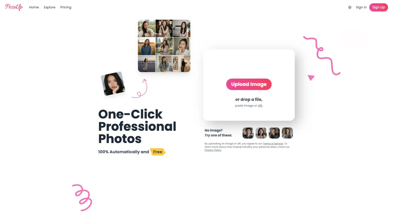 PoseUp screenshot
