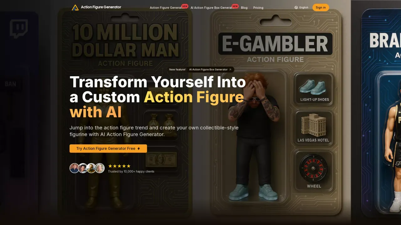 Action Figure AI Generator screenshot