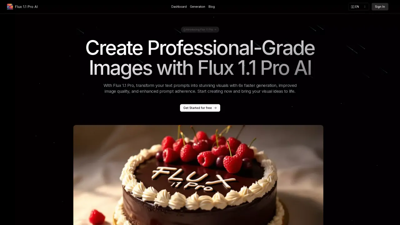 flux 1.1 Pro AI screenshot