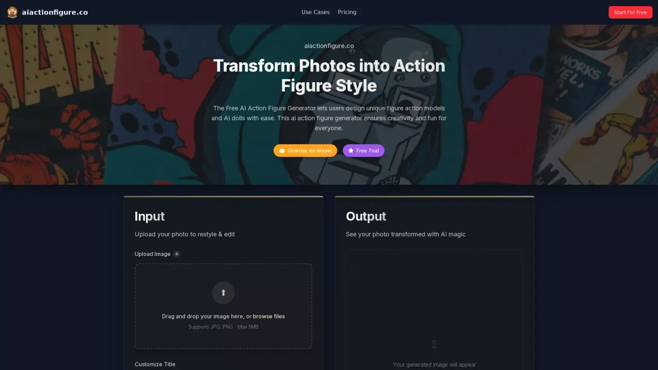 AI Action Figure screenshot