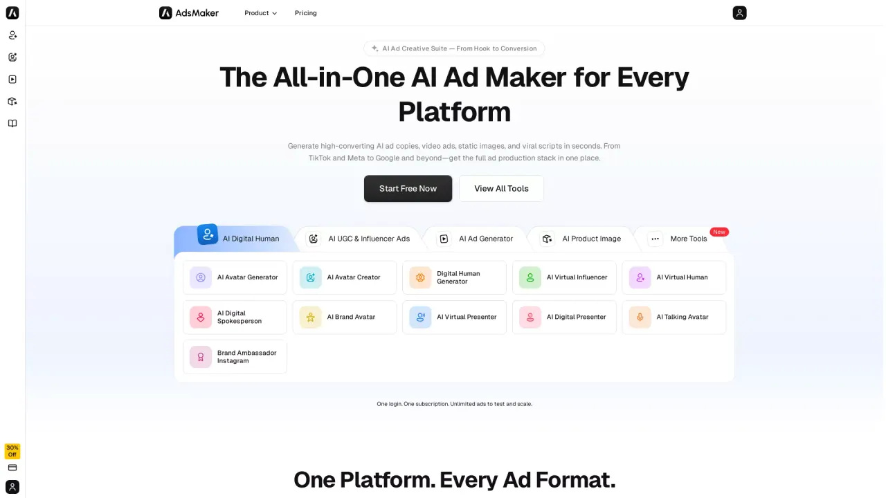 Adsmaker.ai screenshot