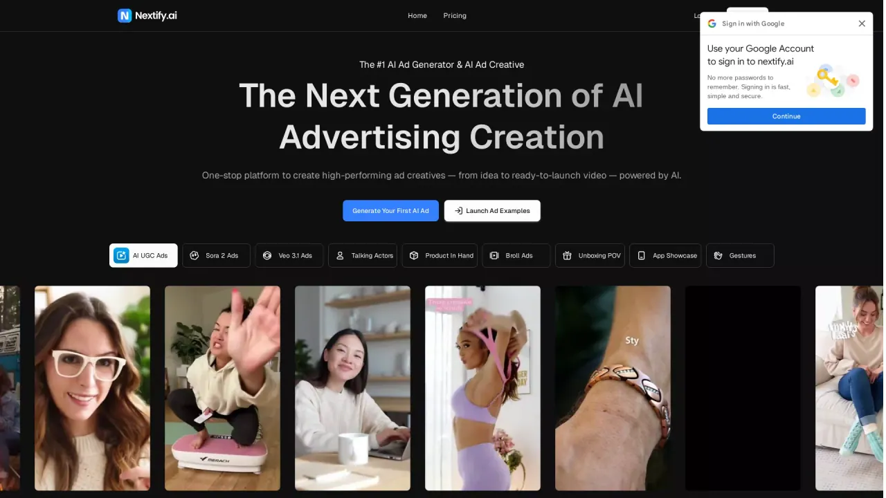 Nextify.ai screenshot