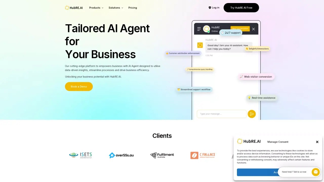 HubRE AI screenshot