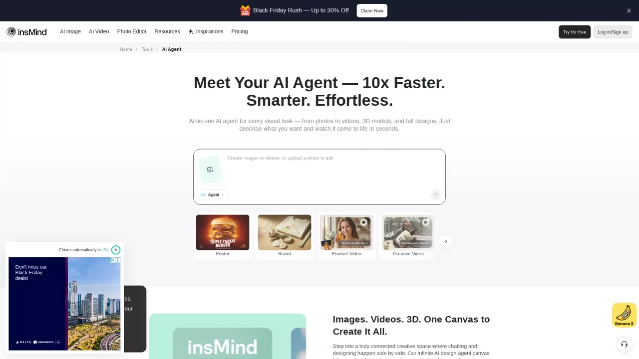 InsMindAIAgent screenshot